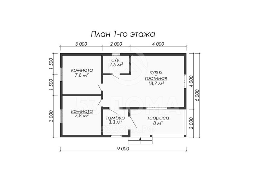 План 1 этаж
