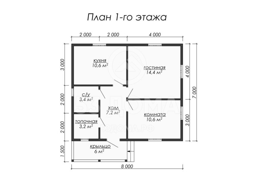 План 1 этаж