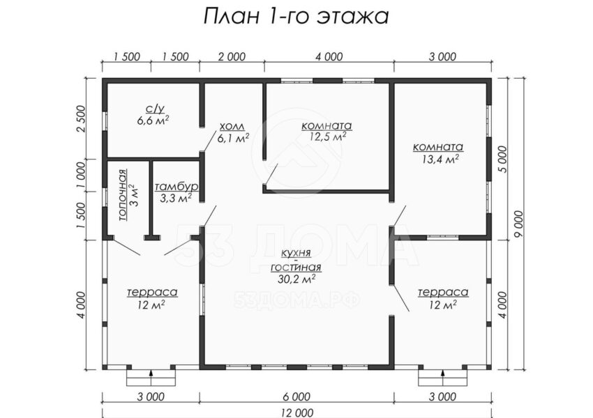 План 1 этаж