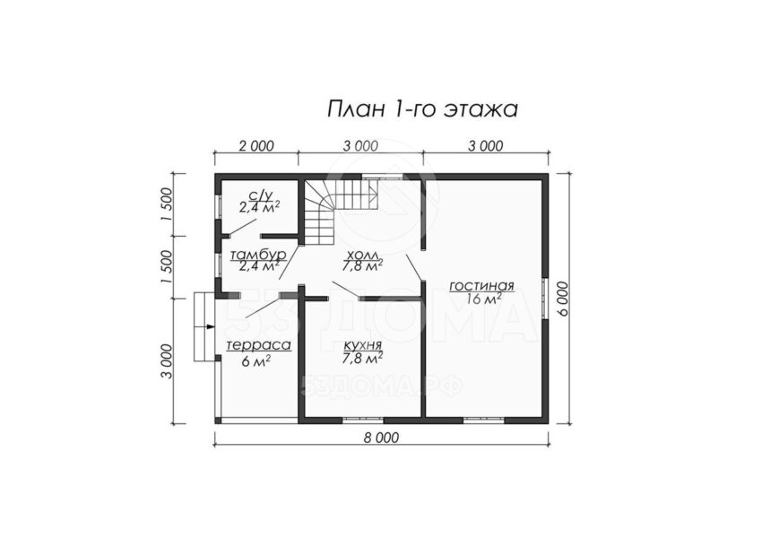План 1 этаж