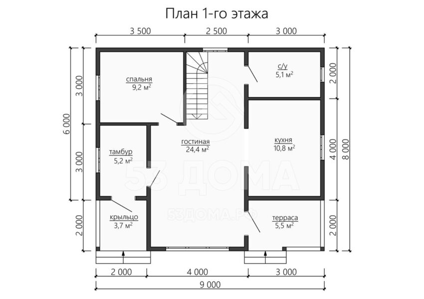 План 1 этаж