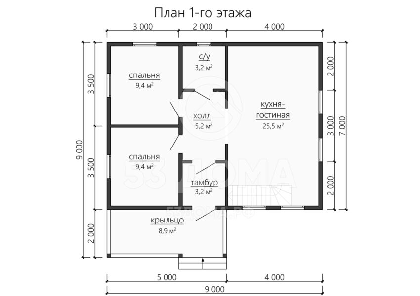 План 1 этаж